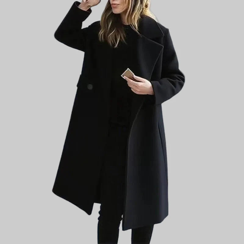 Ariadne - Κομψό μακρύ καμηλό παλτό