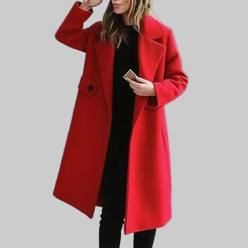 Ariadne - Κομψό μακρύ καμηλό παλτό