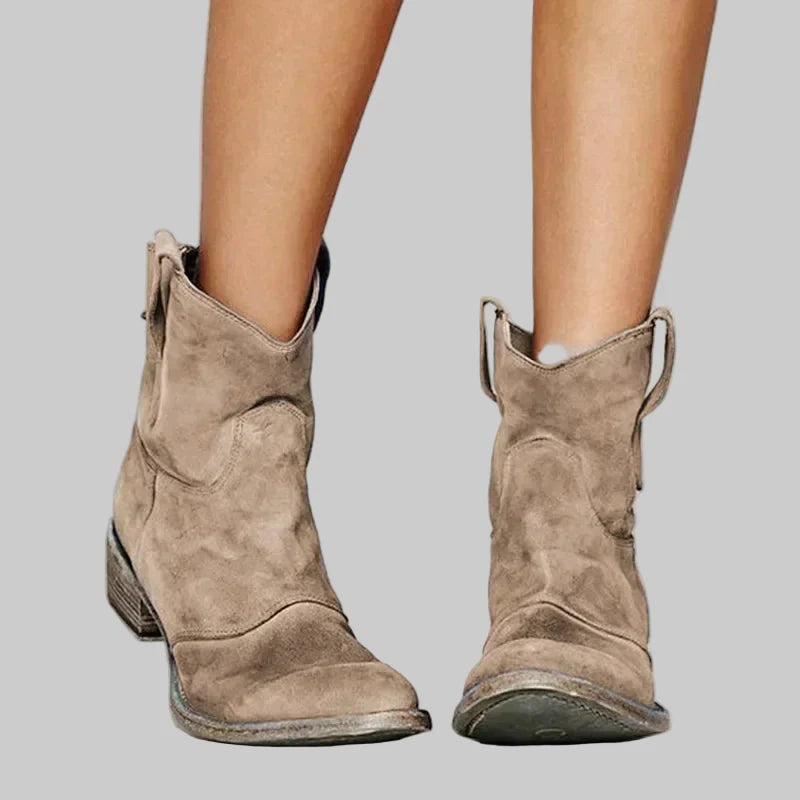 Sami - Μποτάκια από σουέτ σε στυλ Σαβάνας