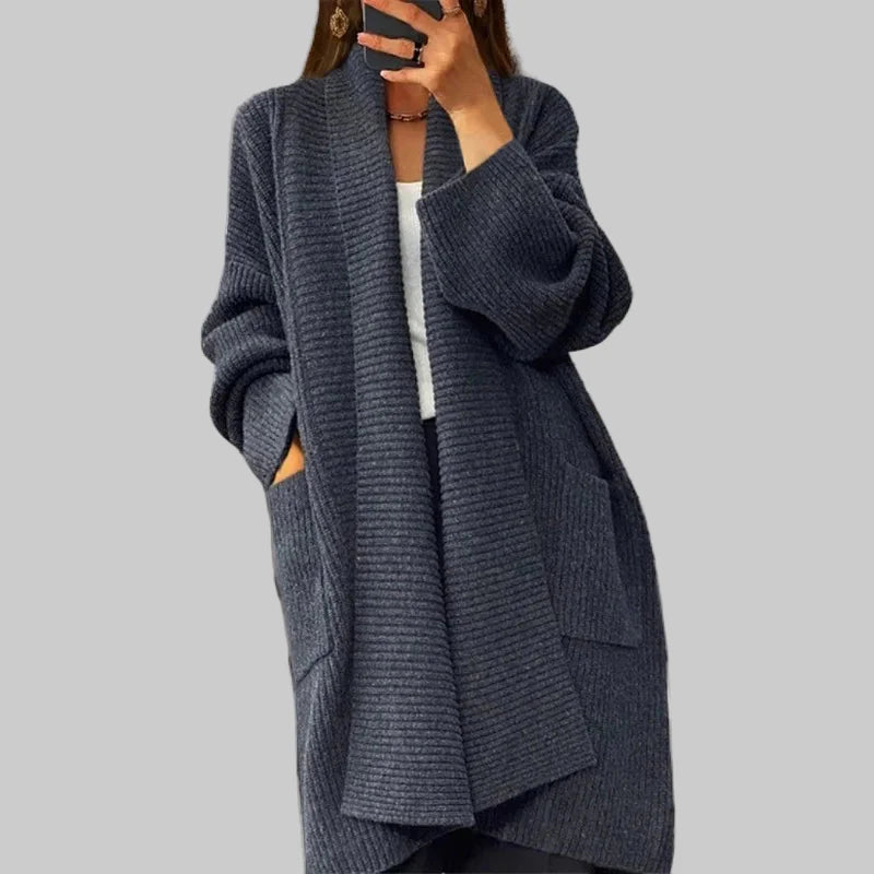 Κατερίνα - Μεγάλο, άνετο μακρύ ζακέτο