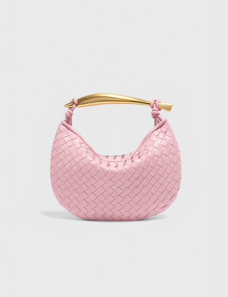 Τσάντα Gerda Bolso Woven με Χρυσή Λαβή