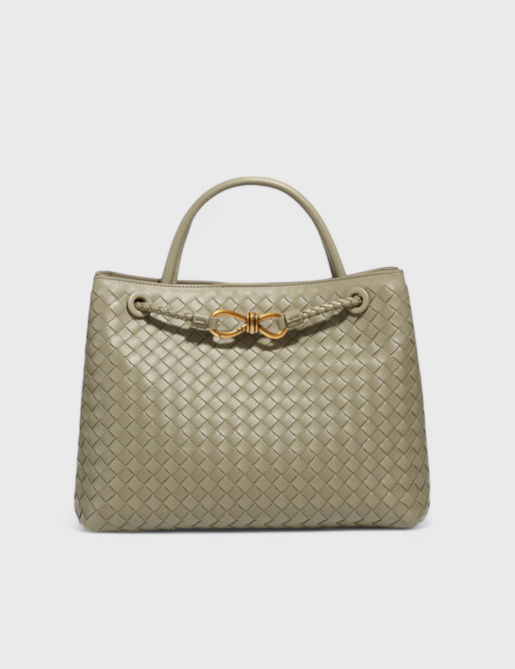 Τσάντα Ημέρας Πλεκτή Ινδigo