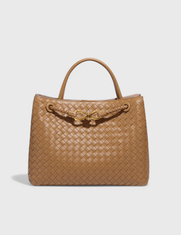 Τσάντα Ημέρας Πλεκτή Ινδigo