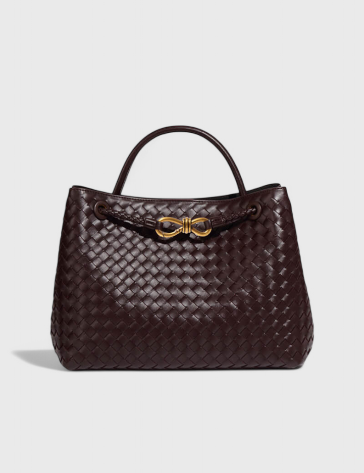 Τσάντα Ημέρας Πλεκτή Ινδigo