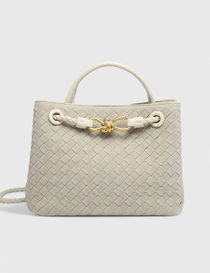 Τσάντα Ημέρας Πλεκτή Ινδigo