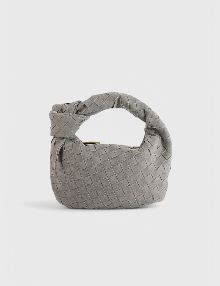 Τσάντα Mini Remi Woven με Λεπτομέρεια Κόμπου