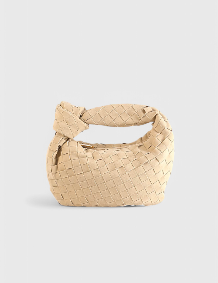 Τσάντα Mini Remi Woven με Λεπτομέρεια Κόμπου