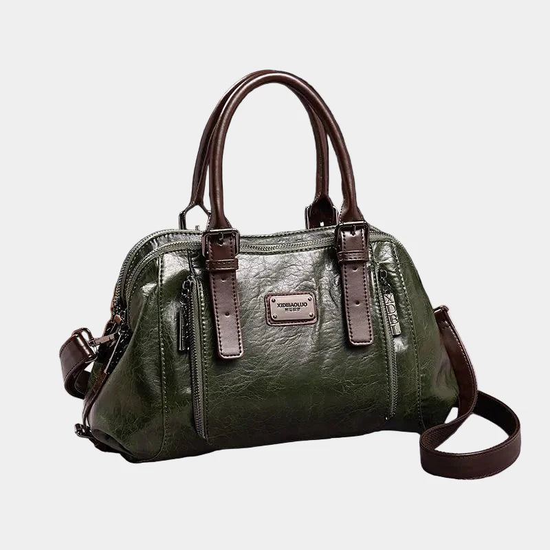 Νίνα - Κομψή Δερμάτινη Τσάντα