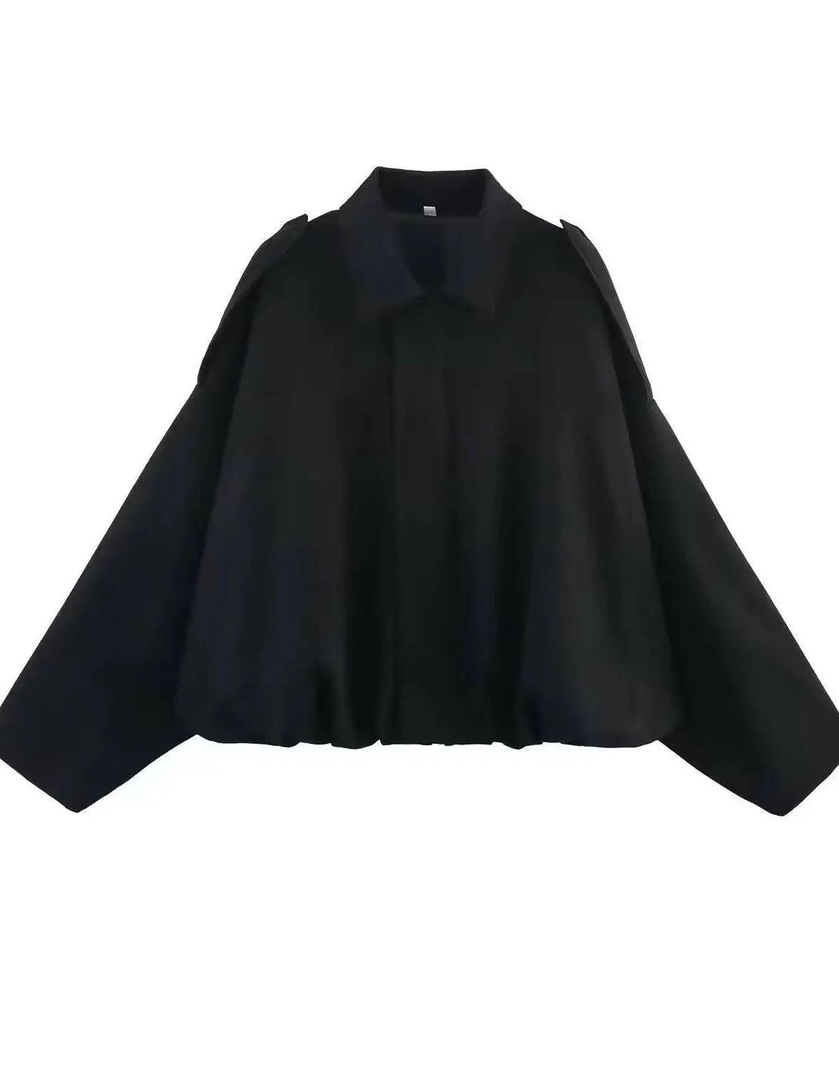 Oversized τζάκετ με όψη σουέτ